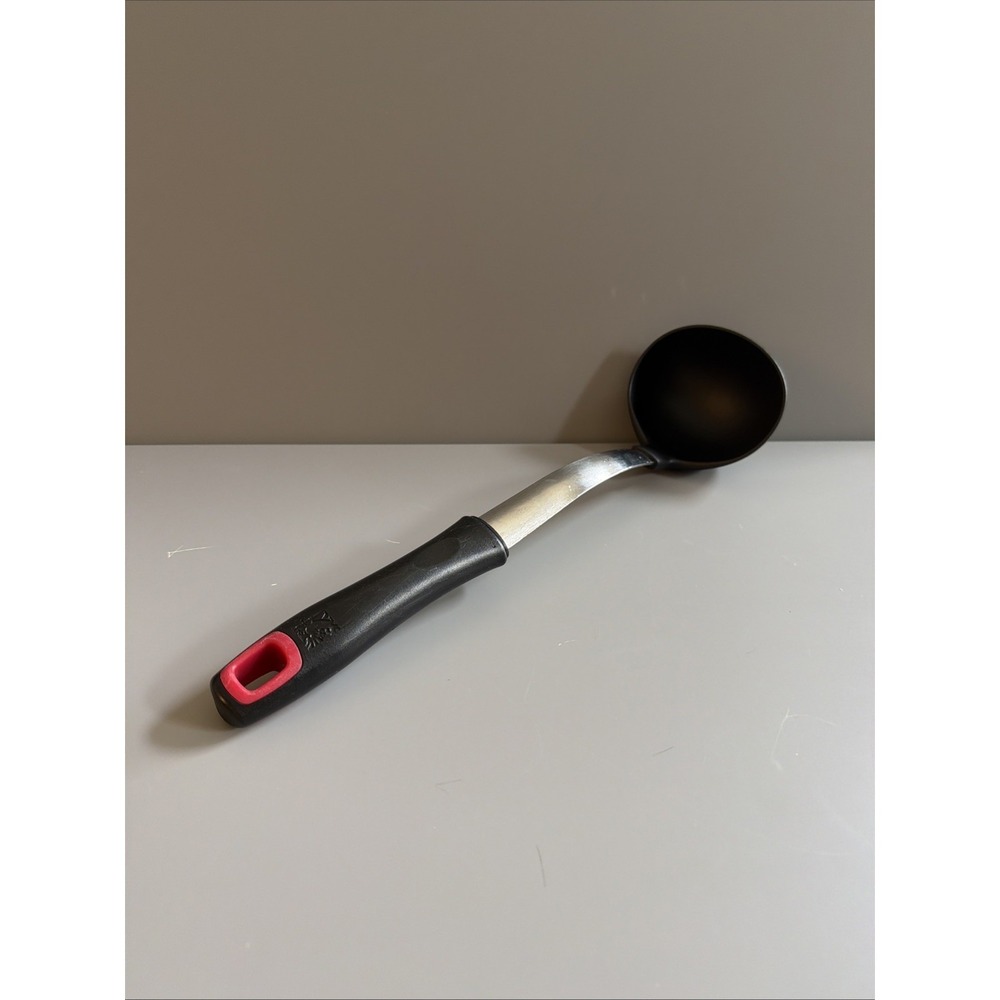 Sabatier Soup Sauce Gravy Ladle Stainless Steel Nylon Black